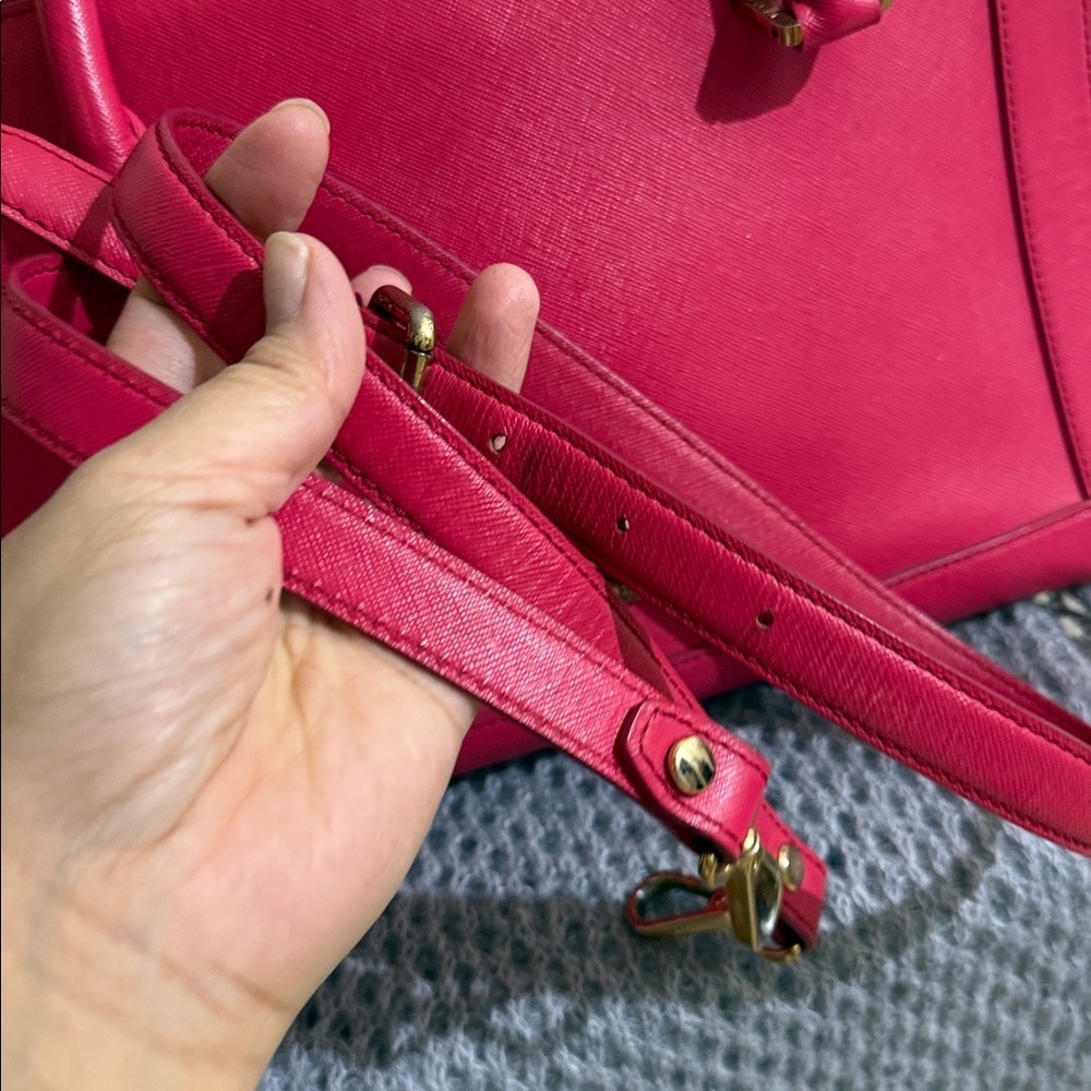 MCM Pink Leather Handbag - Picture 2 of 5